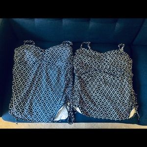 LANDS’ END Tankini Tops (set of 2)